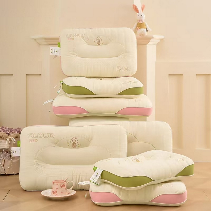 91家纺网 家纺一手货源 找家纺 （总）剑桥枕业 2025新款新品上新云宝呵护亲子枕芯学生护颈枕头