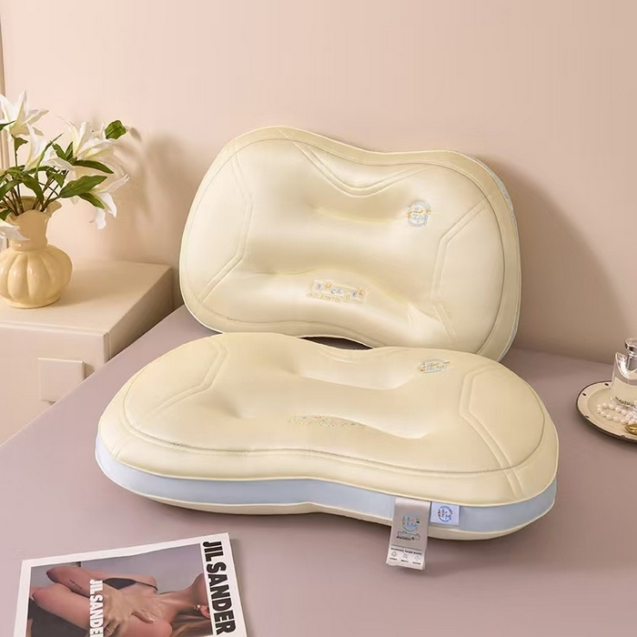 91家纺网 家纺一手货源 找家纺 （总）剑桥枕业 2025新款闺蜜硅胶羽丝枕芯定型护颈枕头