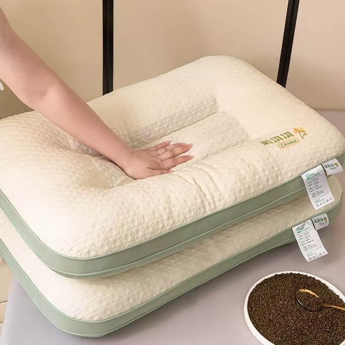 91家纺网 家纺一手货源 找家纺 （总）剑桥枕业 2025新款决明子定型枕芯决决针织柔软枕芯