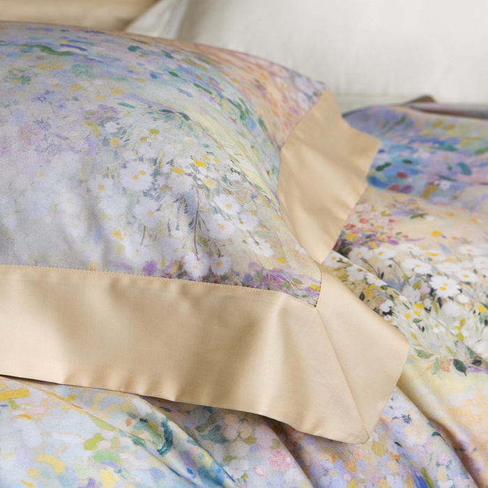 91家纺网 家纺一手货源 找家纺 黑白森林 2025新款高支天丝棉磨毛数码印花四件套 素雅-绿