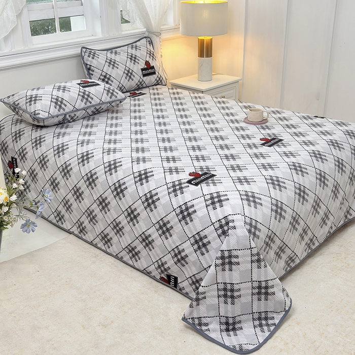 91家纺网 家纺一手货源 找家纺 （总）茗婷家纺 2025新款牛奶绒防水被套床单枕套四件套图供跨境外贸