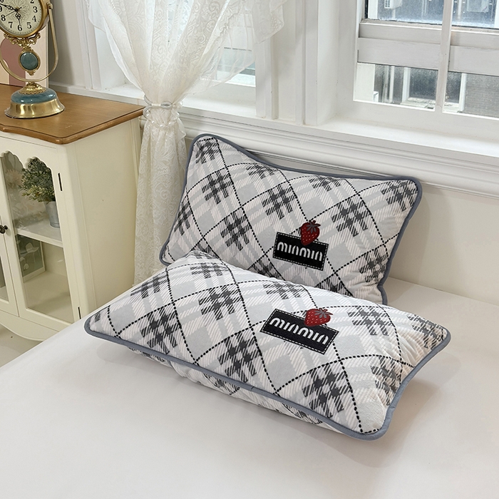 91家纺网 家纺一手货源 找家纺 （总）茗婷家纺 2025新款牛奶绒防水被套床单枕套四件套图供跨境外贸