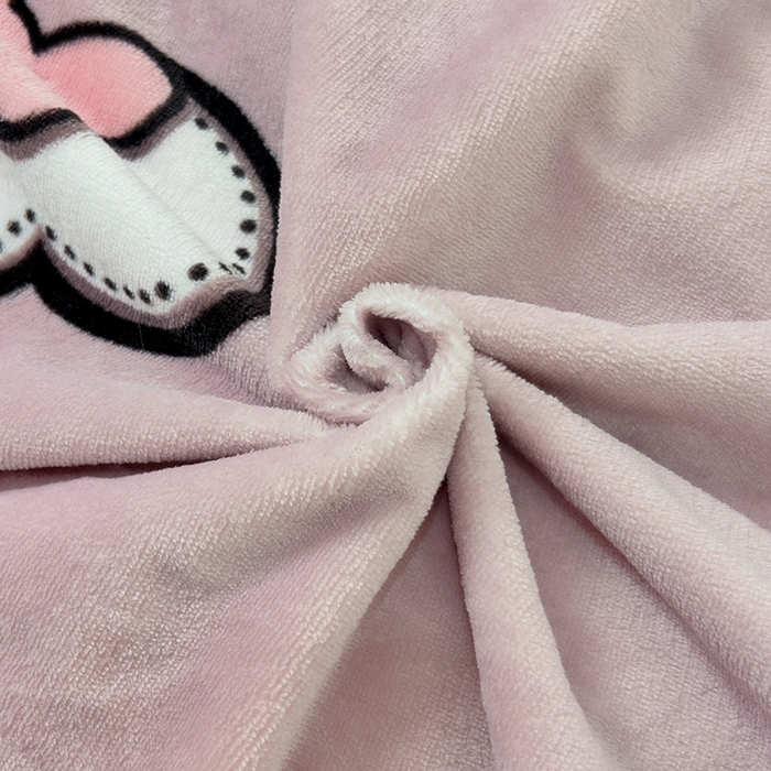 91家纺网 家纺一手货源 找家纺 茗婷家纺 2025新款牛奶绒防水被套床单枕套四件套图供跨境外贸 米奇头豆沙