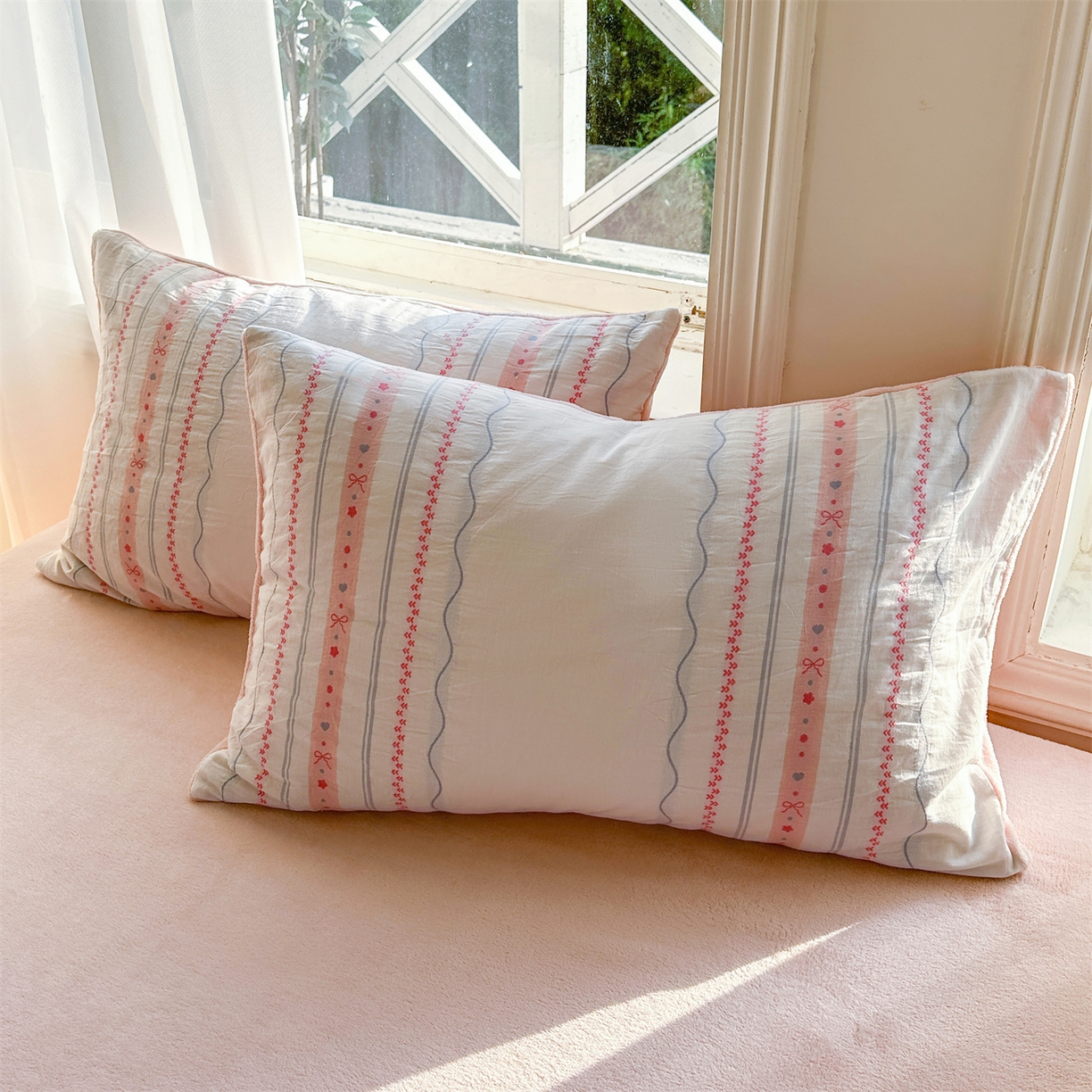 91家纺网 家纺一手货源 找家纺 （总）灰鲸 2025新款A版全棉色织提花B版牛奶绒四件套系列