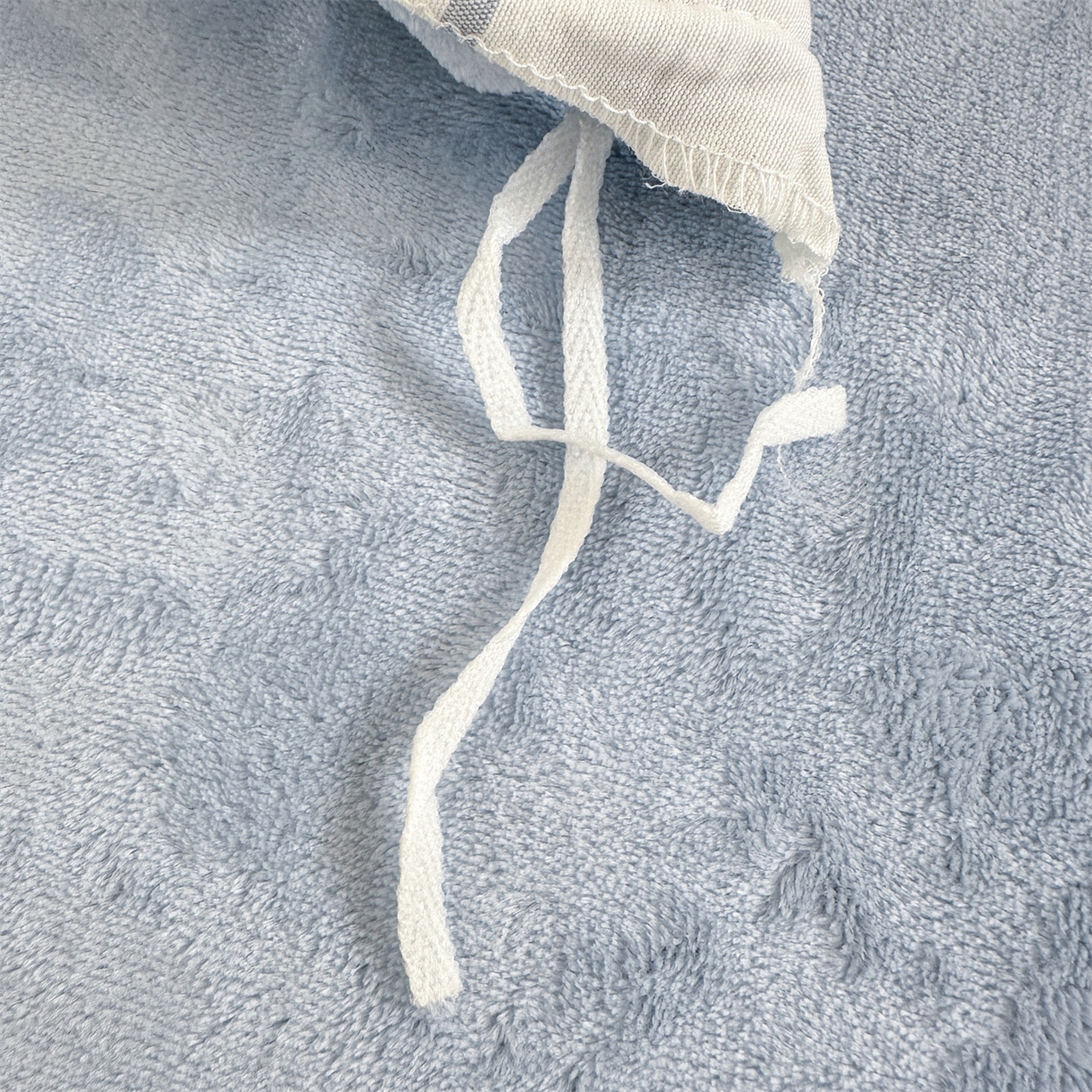 91家纺网 家纺一手货源 找家纺 灰鲸 2025新款A版全棉色织提花B版牛奶绒四件套系列 棉+绒-樱诺蓝