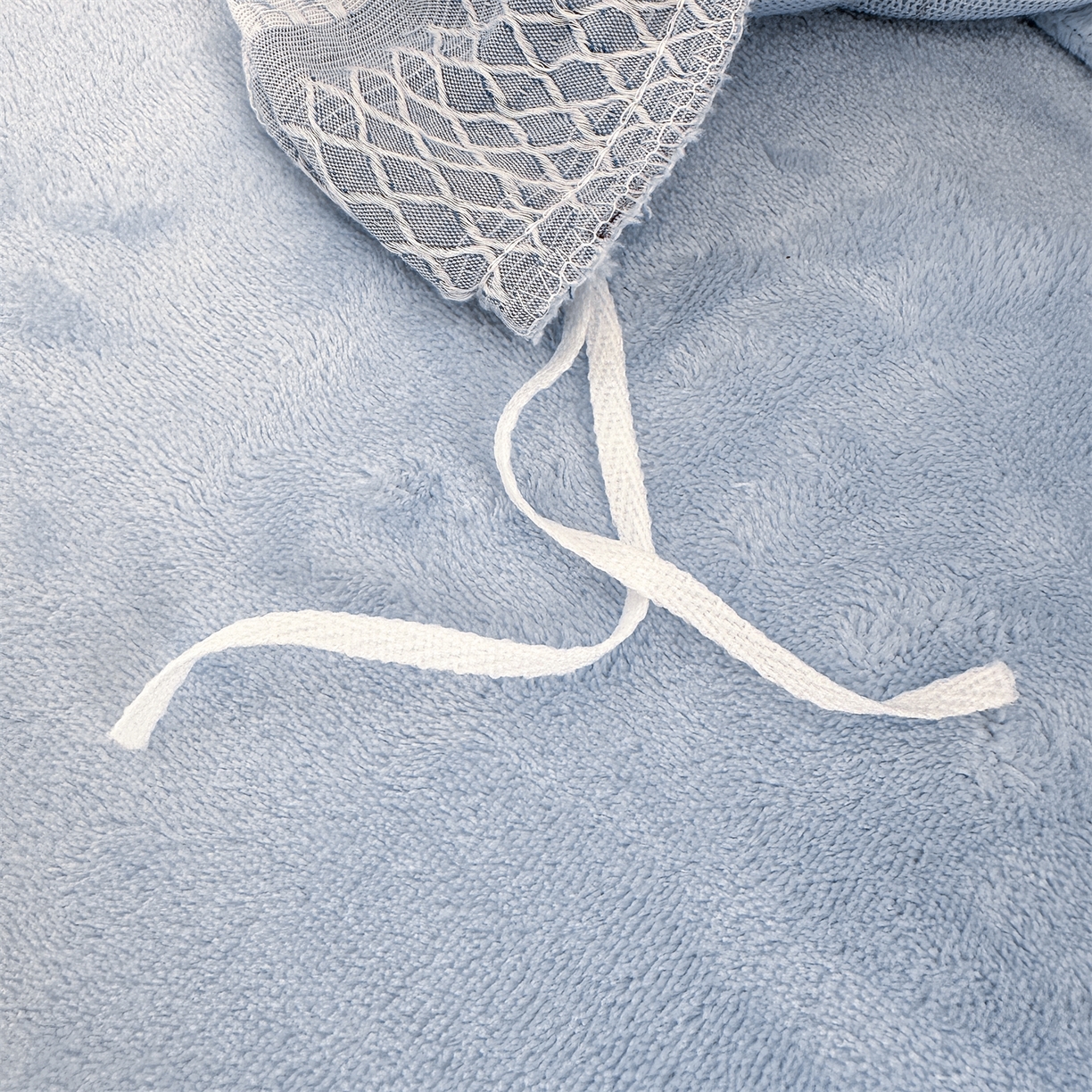 91家纺网 家纺一手货源 找家纺 灰鲸 2025新款A版全棉色织提花B版牛奶绒四件套系列 棉+绒-泛歌蓝