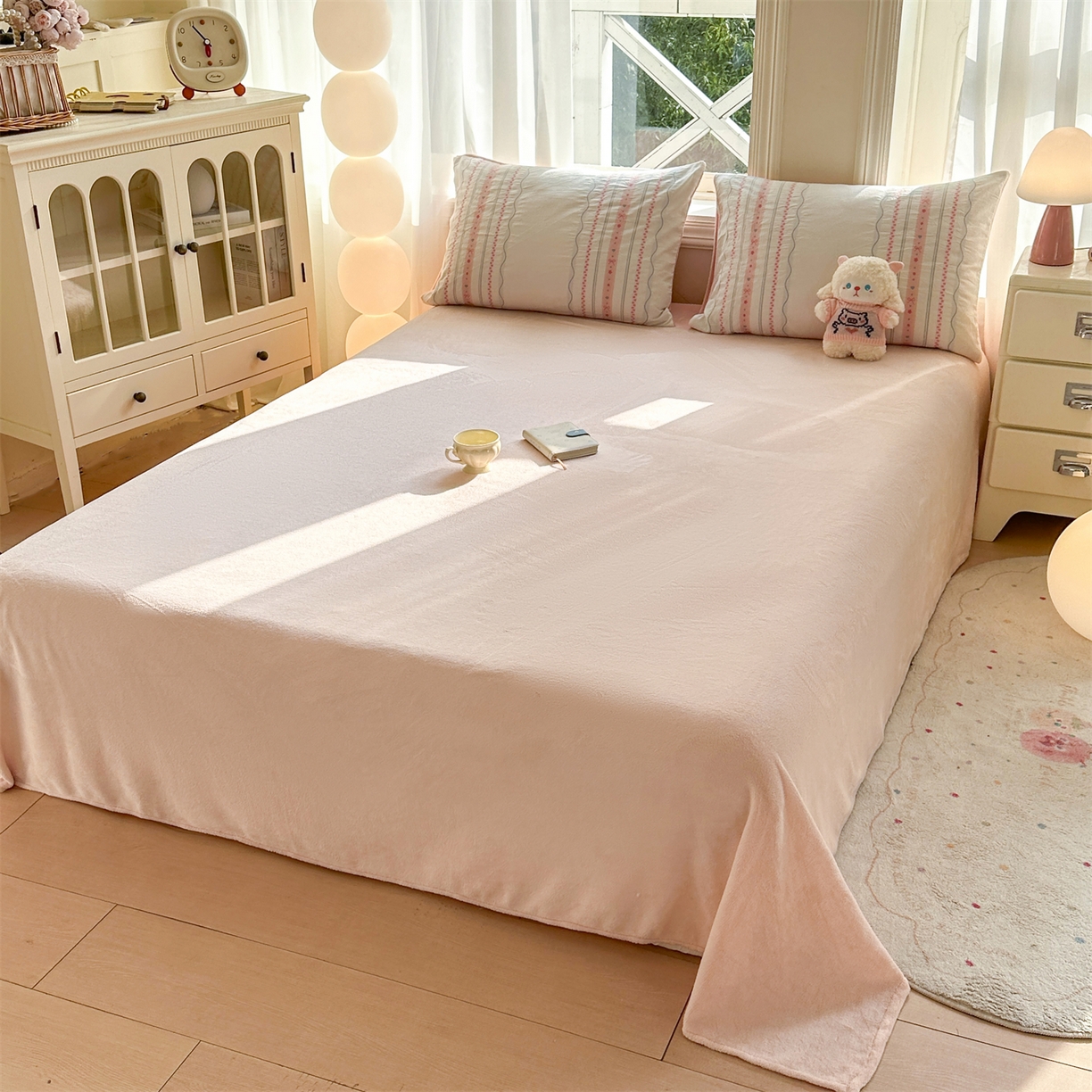 91家纺网 家纺一手货源 找家纺 （总）灰鲸 2025新款A版全棉色织提花B版牛奶绒四件套系列