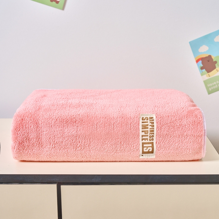 91家纺网 家纺一手货源 找家纺 （总）棠薇家纺 2025新款速干浴巾厚款强吸水超细纤维浴巾毛巾套件