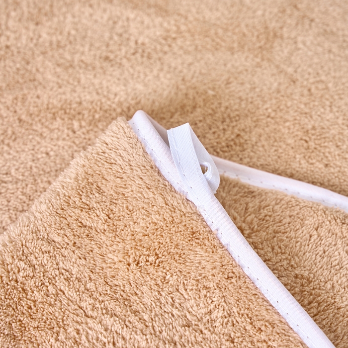 91家纺网 家纺一手货源 找家纺 棠薇家纺 2025新款速干浴巾厚款强吸水超细纤维浴巾毛巾套件 单浴巾-驼 140*70cm