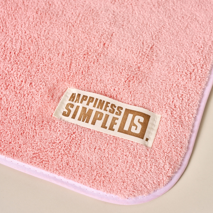 91家纺网 家纺一手货源 找家纺 棠薇家纺 2025新款速干浴巾厚款强吸水超细纤维浴巾毛巾套件 单浴巾-粉 140*70cm