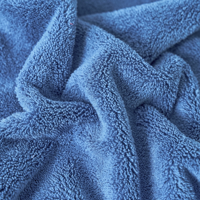 91家纺网 家纺一手货源 找家纺 棠薇家纺 2025新款速干浴巾厚款强吸水超细纤维浴巾毛巾套件 单浴巾-蓝 140*70cm