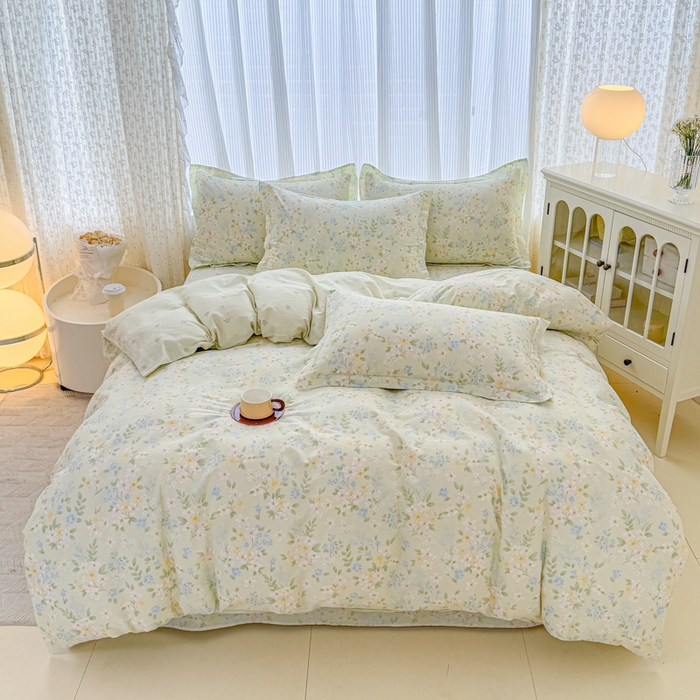 91家纺网 家纺一手货源 找家纺 （总1）安逸家纺 12868 新款全棉床单四件套学生宿舍纯棉床单款三件套