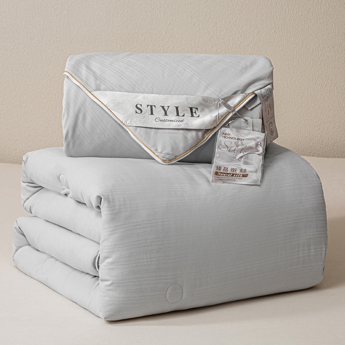 91家纺网 家纺一手货源 找家纺 （总）罗布斯 2025新款全棉提花冬被拉链二合一子母被冬被春秋被夏被子被芯蛋白被加厚棉被子母被图（含实拍图）（工艺升级特点 ； 四圈已固定锁棉 不移动不跑棉）