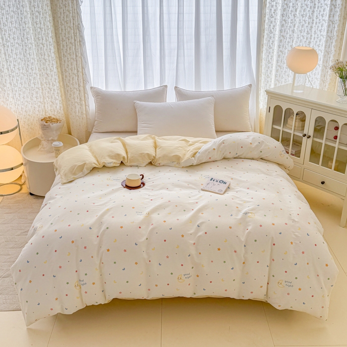 91家纺网 家纺一手货源 找家纺 （总1）安逸家纺 12868 新款全棉被套被罩学生宿舍纯棉单被套