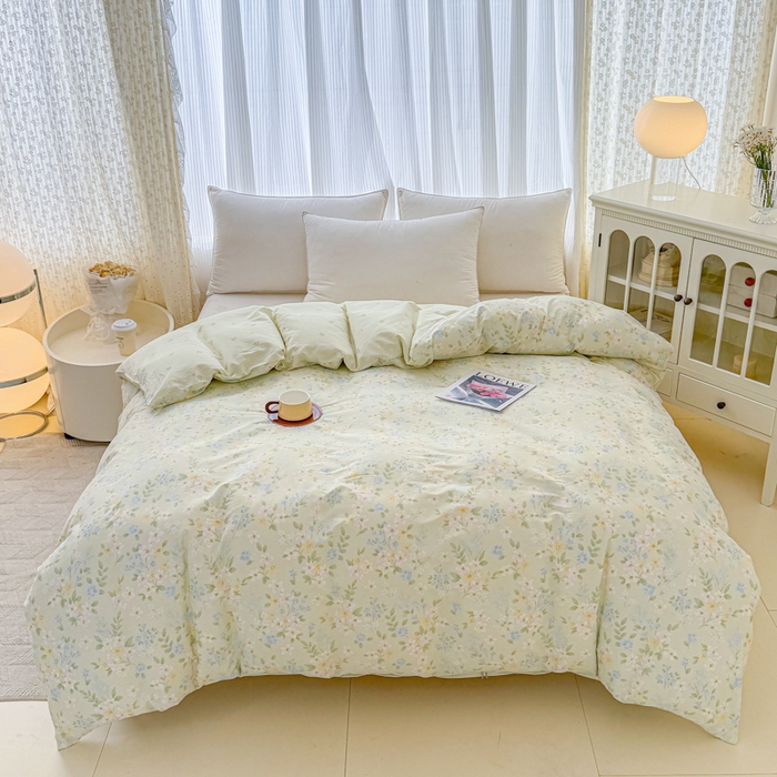 91家纺网 家纺一手货源 找家纺 （总1）安逸家纺 12868 新款全棉被套被罩学生宿舍纯棉单被套