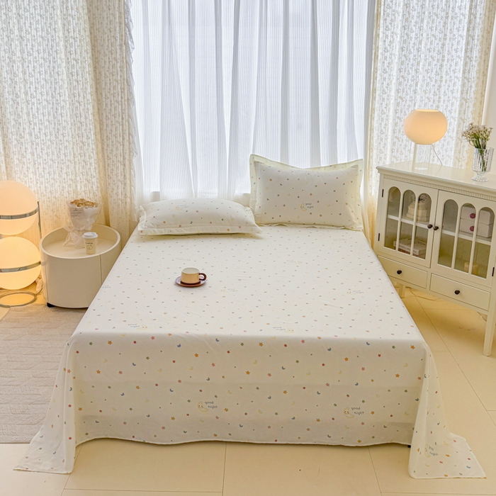 91家纺网 家纺一手货源 找家纺 （总1）安逸家纺 12868 新款全棉床单学生宿舍纯棉单床单