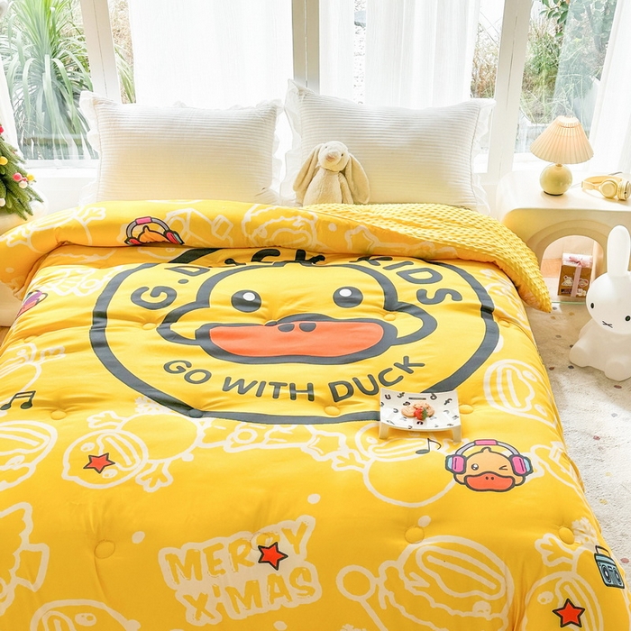 91家纺网 家纺一手货源 找家纺 （总）一电 2025新款跨境电商可真空儿童豆豆被幼儿园秋冬被芯宝宝婴儿午睡-第三批