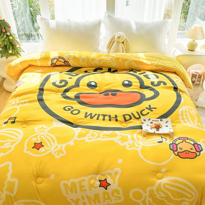 91家纺网 家纺一手货源 找家纺 （总）一电 2025新款跨境电商可真空儿童豆豆被幼儿园秋冬被芯宝宝婴儿午睡-第三批