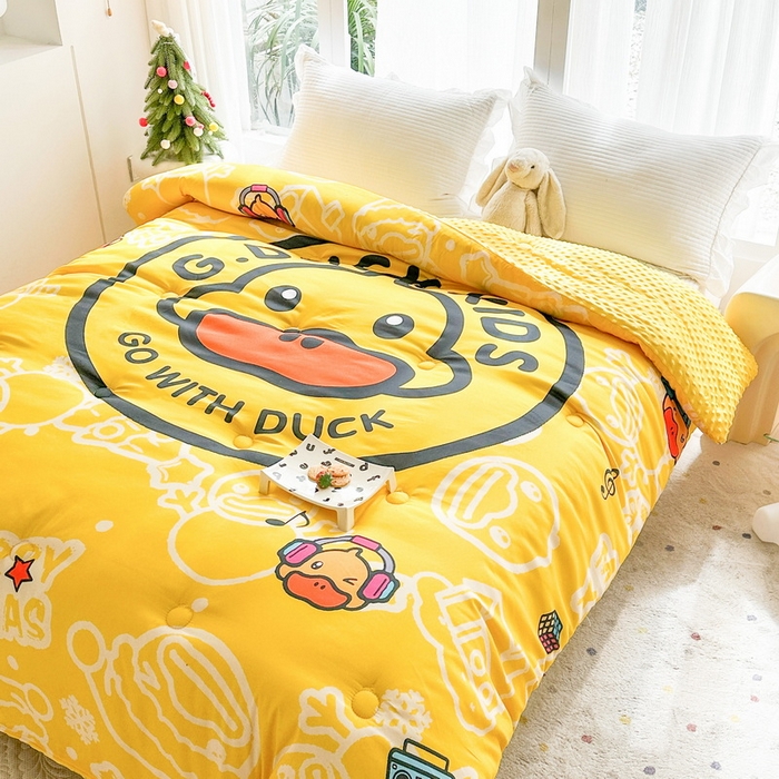 91家纺网 家纺一手货源 找家纺 （总）一电 2025新款跨境电商可真空儿童豆豆被幼儿园秋冬被芯宝宝婴儿午睡-第三批