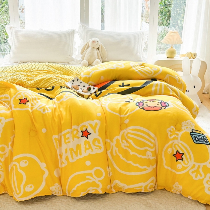 91家纺网 家纺一手货源 找家纺 （总）一电 2025新款跨境电商可真空儿童豆豆被幼儿园秋冬被芯宝宝婴儿午睡-第三批