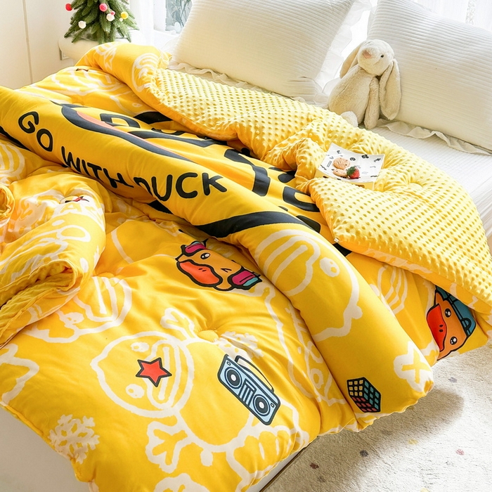 91家纺网 家纺一手货源 找家纺 （总）一电 2025新款跨境电商可真空儿童豆豆被幼儿园秋冬被芯宝宝婴儿午睡-第三批