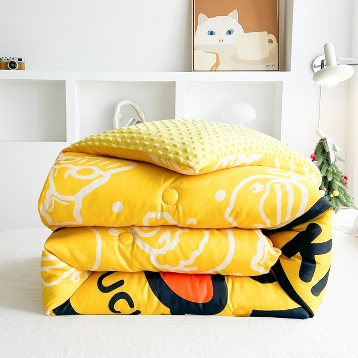 91家纺网 家纺一手货源 找家纺 （总）一电 2025新款跨境电商可真空儿童豆豆被幼儿园秋冬被芯宝宝婴儿午睡-第三批