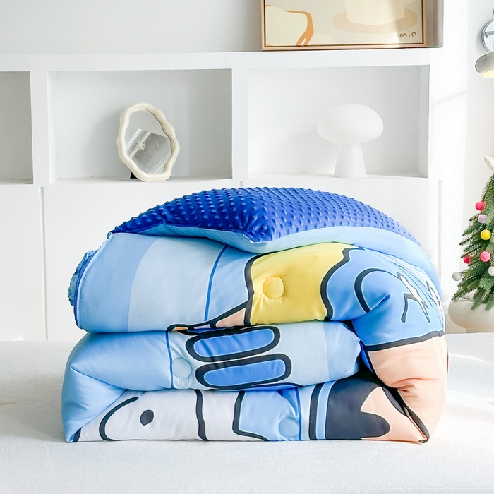 91家纺网 家纺一手货源 找家纺 （总）一电 2025新款跨境电商可真空儿童豆豆被幼儿园秋冬被芯宝宝婴儿午睡-第三批