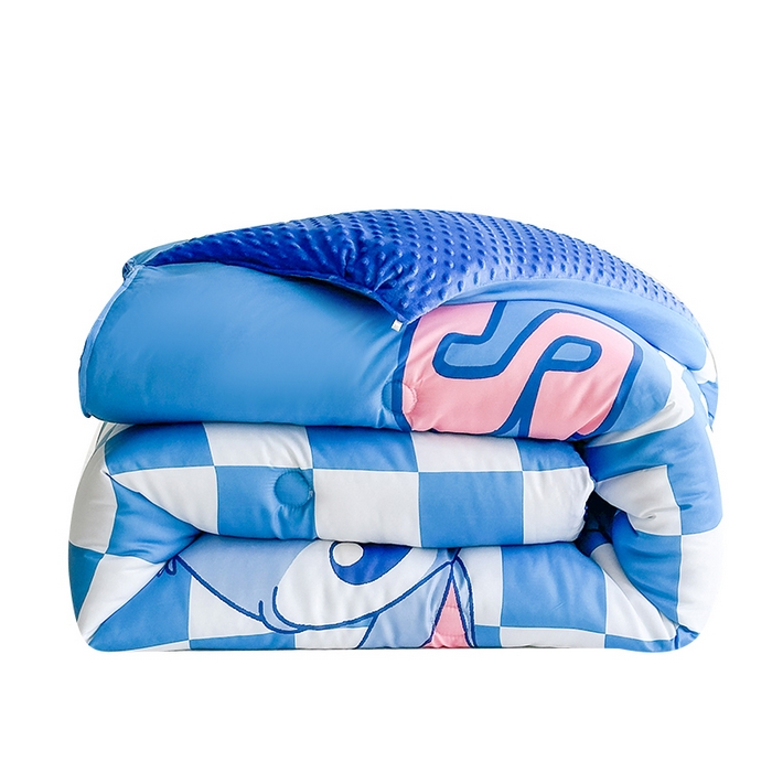 91家纺网 家纺一手货源 找家纺 一电 2025新款跨境电商可真空儿童豆豆被幼儿园秋冬被芯宝宝婴儿午睡-第三批 史迪仔