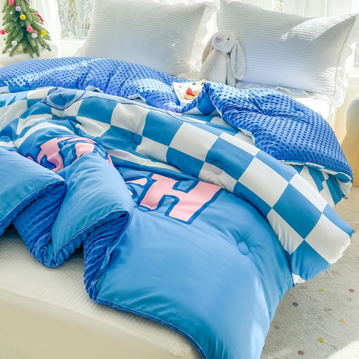 91家纺网 家纺一手货源 找家纺 一电 2025新款跨境电商可真空儿童豆豆被幼儿园秋冬被芯宝宝婴儿午睡-第三批 史迪仔