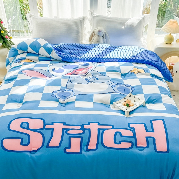 91家纺网 家纺一手货源 找家纺 一电 2025新款跨境电商可真空儿童豆豆被幼儿园秋冬被芯宝宝婴儿午睡-第三批 史迪仔