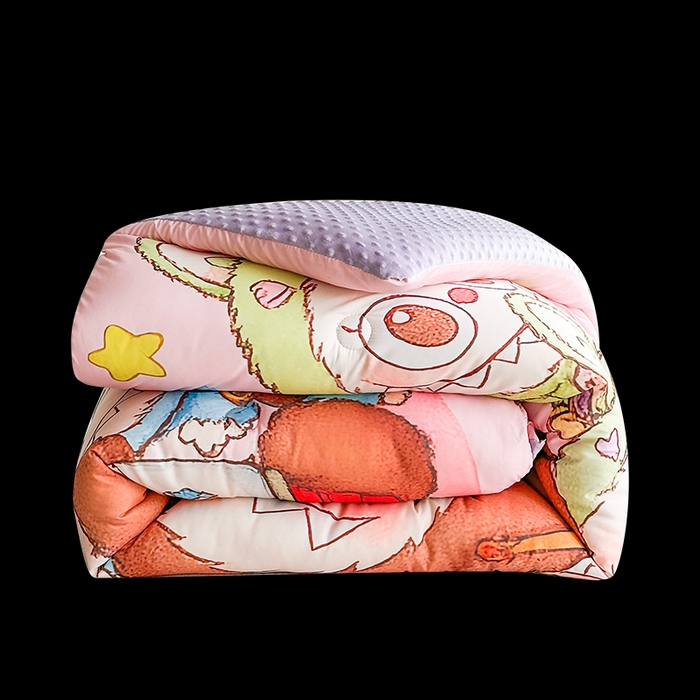 91家纺网 家纺一手货源 找家纺 一电 2025新款跨境电商可真空儿童豆豆被幼儿园秋冬被芯宝宝婴儿午睡-第三批 小怪兽集合