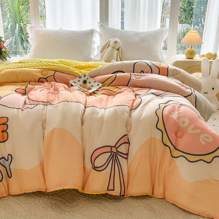 91家纺网 家纺一手货源 找家纺 一电 2025新款跨境电商可真空儿童豆豆被幼儿园秋冬被芯宝宝婴儿午睡-第三批 小熊梦想