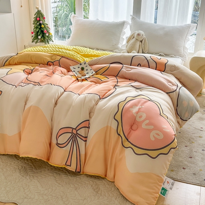 91家纺网 家纺一手货源 找家纺 一电 2025新款跨境电商可真空儿童豆豆被幼儿园秋冬被芯宝宝婴儿午睡-第三批 小熊梦想