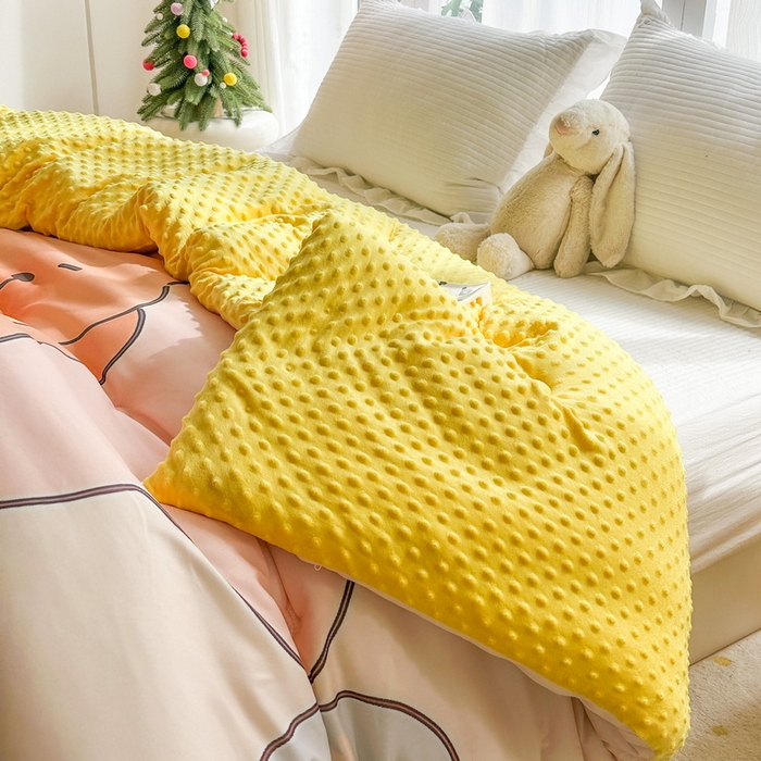 91家纺网 家纺一手货源 找家纺 一电 2025新款跨境电商可真空儿童豆豆被幼儿园秋冬被芯宝宝婴儿午睡-第三批 小熊梦想