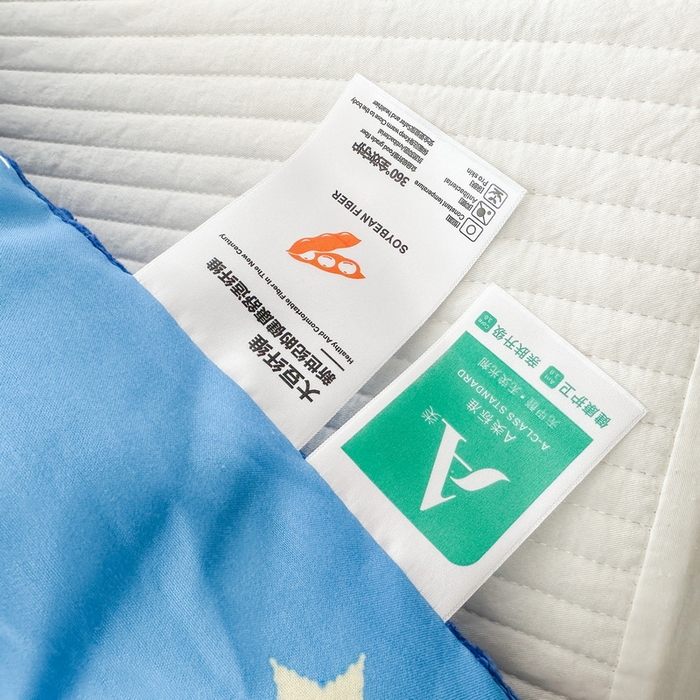 91家纺网 家纺一手货源 找家纺 一电 2025新款跨境电商可真空儿童豆豆被幼儿园秋冬被芯宝宝婴儿午睡-第三批 音符叮当