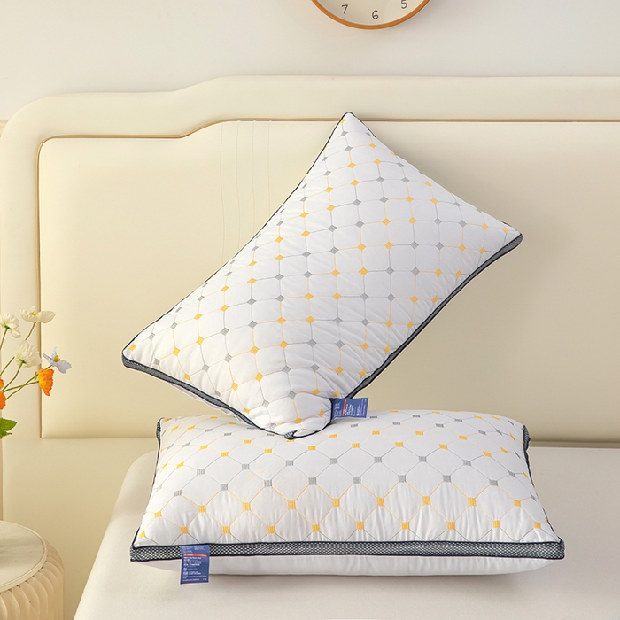 91家纺网 家纺一手货源 找家纺 （总）奕宸居 2025新款满天星立体单边舒适枕头枕芯