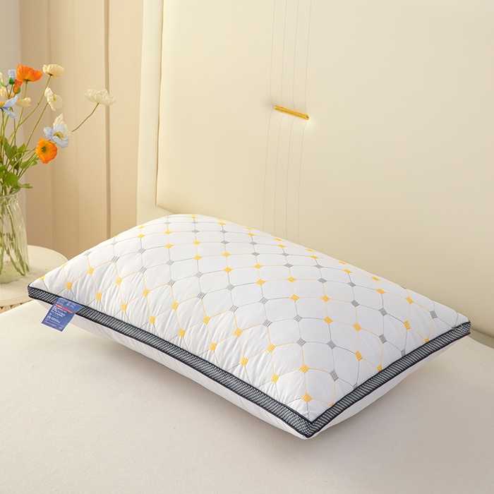 91家纺网 家纺一手货源 找家纺 （总）奕宸居 2025新款满天星立体单边舒适枕头枕芯