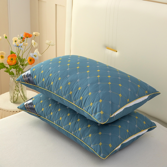 91家纺网 家纺一手货源 找家纺 （总）奕宸居 2025新款满天星立体单边舒适枕头枕芯