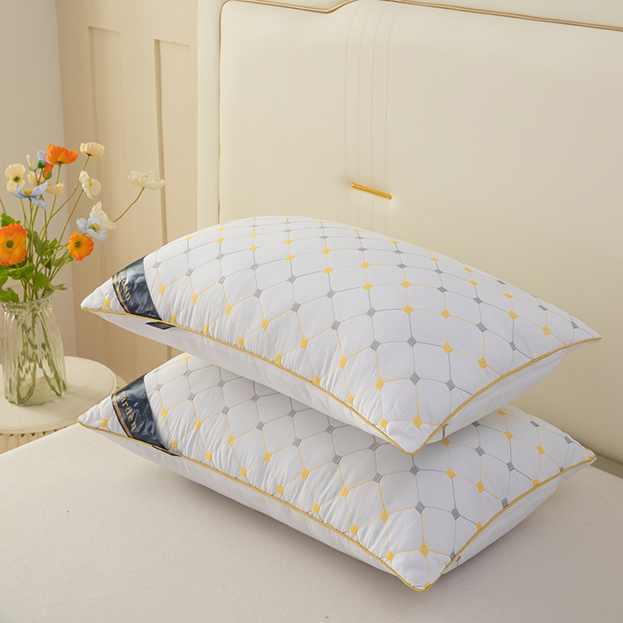 91家纺网 家纺一手货源 找家纺 （总）奕宸居 2025新款满天星立体单边舒适枕头枕芯