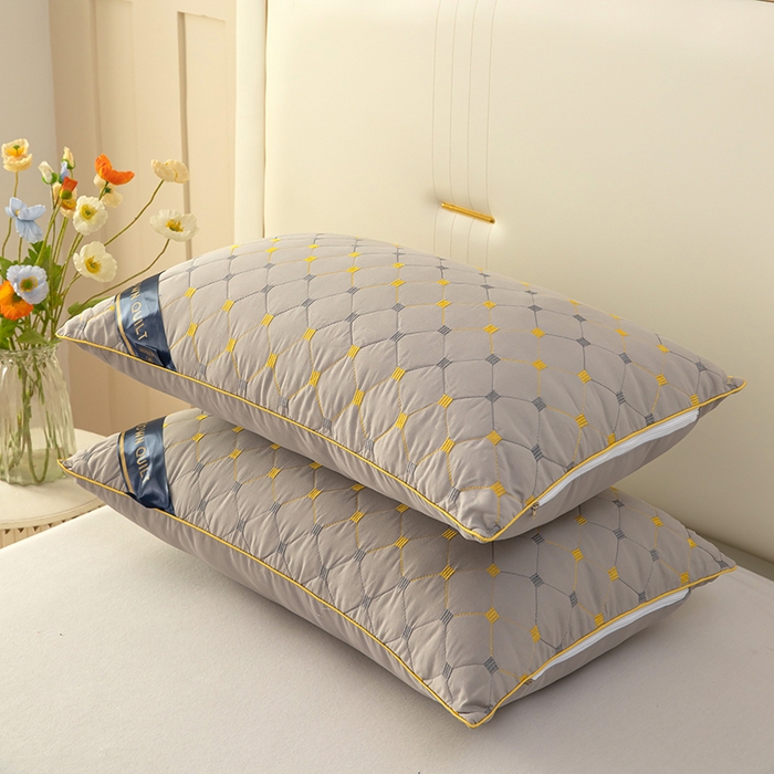 91家纺网 家纺一手货源 找家纺 （总）奕宸居 2025新款满天星立体单边舒适枕头枕芯