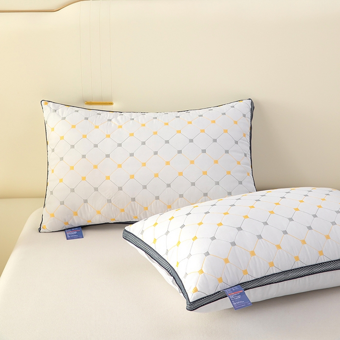 91家纺网 家纺一手货源 找家纺 （总）奕宸居 2025新款满天星立体单边舒适枕头枕芯