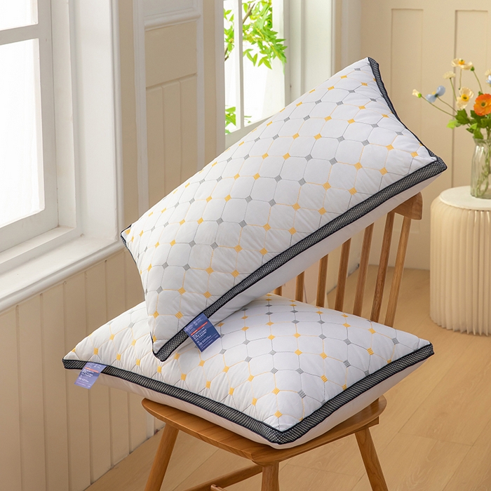 91家纺网 家纺一手货源 找家纺 （总）奕宸居 2025新款满天星立体单边舒适枕头枕芯