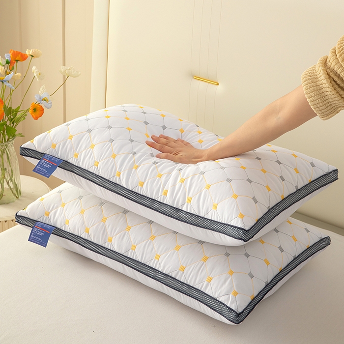 91家纺网 家纺一手货源 找家纺 （总）奕宸居 2025新款满天星立体单边舒适枕头枕芯