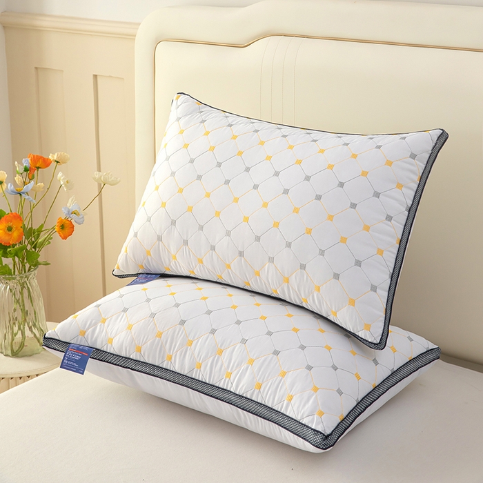 91家纺网 家纺一手货源 找家纺 （总）奕宸居 2025新款满天星立体单边舒适枕头枕芯