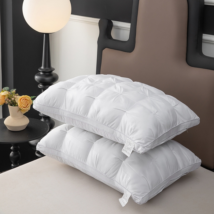 91家纺网 家纺一手货源 找家纺 （总）奕宸居 2025新款希尔顿亲肤扭花面包枕头枕芯