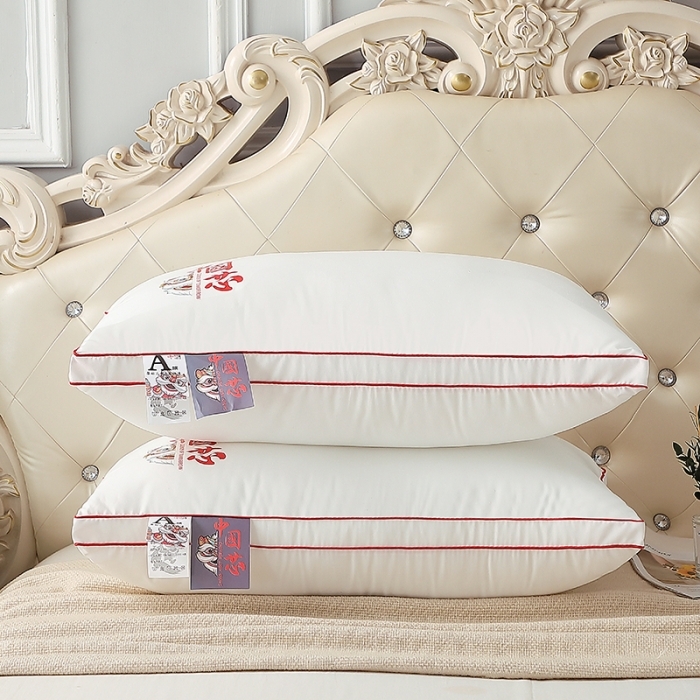 91家纺网 家纺一手货源 找家纺 （总）皇皇冠之家枕芯  2023新款磨毛羽丝绒枕芯-中国芯