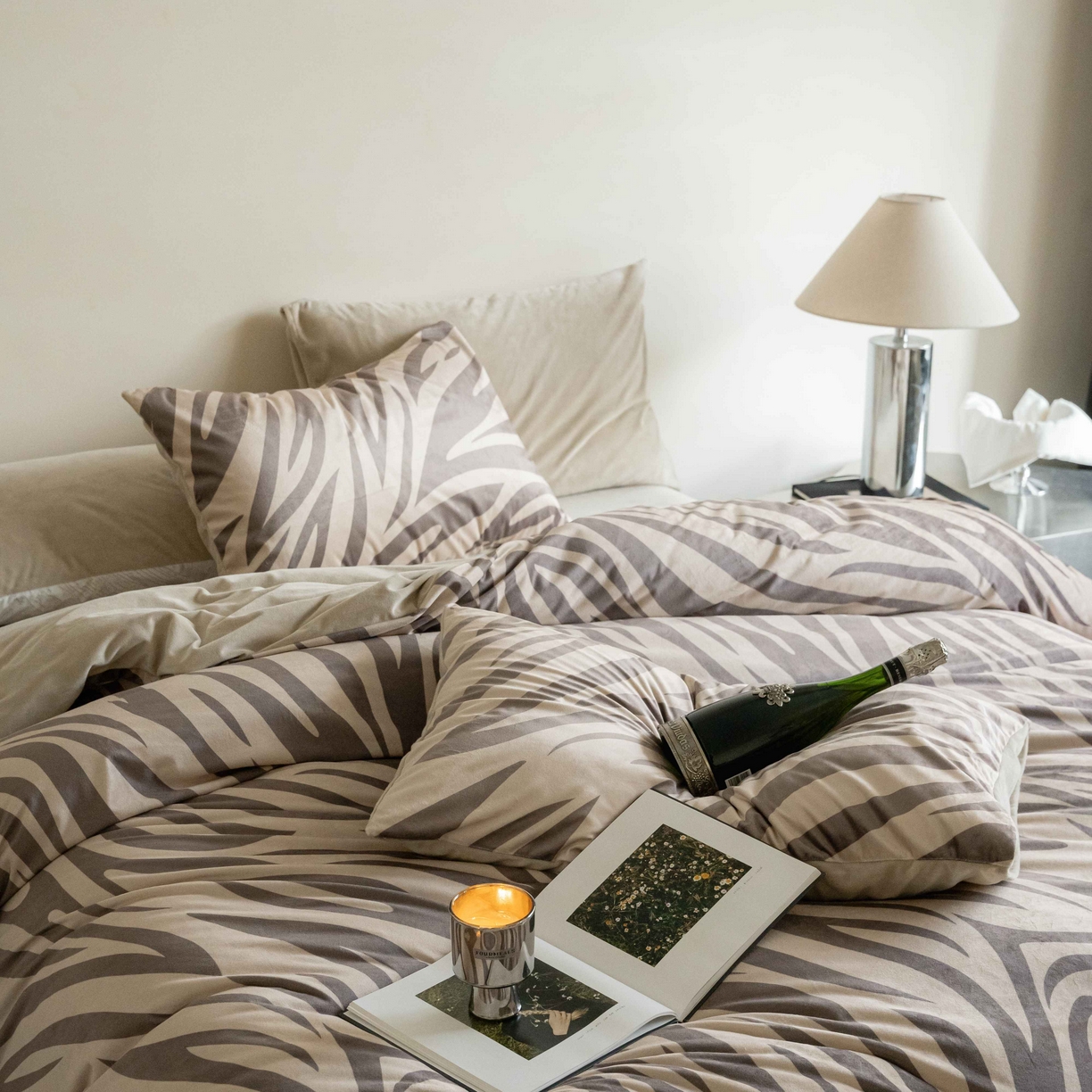 ONE TWO ONE 121 2025新款轻奢新法式德芙绒宝宝绒婴儿绒短毛绒牛奶绒四件套床单被套-摩格【会员-10】 平台控价券后不得低于 258  278 摩格-咖