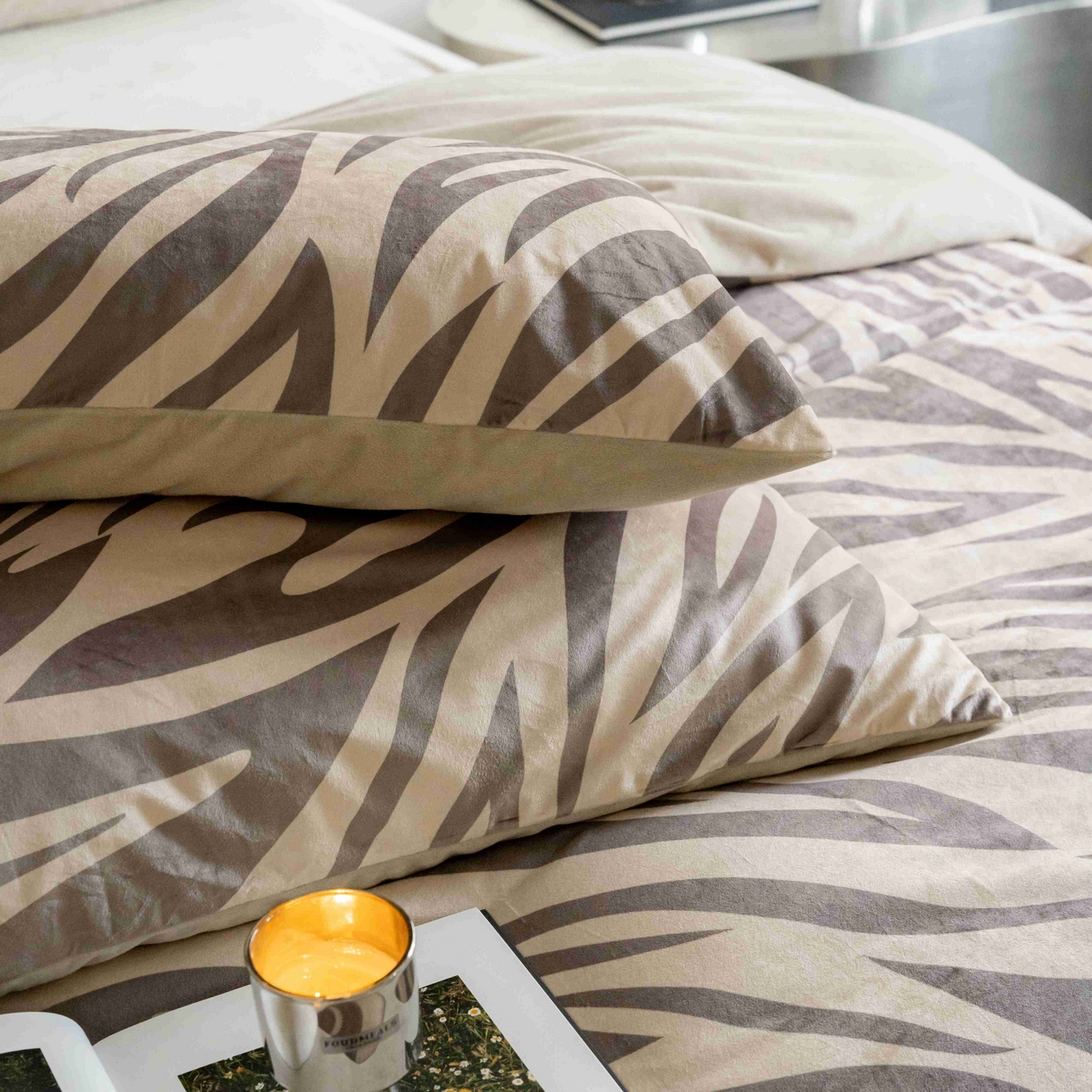 91家纺网 家纺一手货源 找家纺 ONE TWO ONE 121 2025新款轻奢新法式德芙绒宝宝绒婴儿绒短毛绒牛奶绒四件套床单被套-摩格【会员-10】 平台控价券后不得低于 258  278 摩格-咖