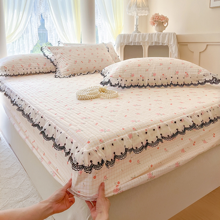 91家纺网 家纺一手货源 找家纺 （总）麒豆豆 2025新款全棉纯棉印花单床笠 床笠单件