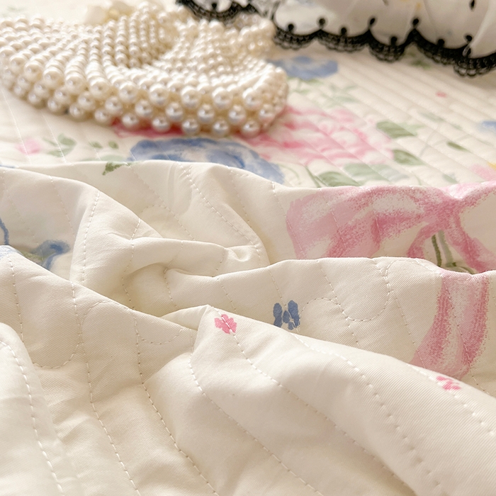 91家纺网 家纺一手货源 找家纺 麒豆豆 2025新款全棉纯棉印花单床笠 床笠单件 陌上花开